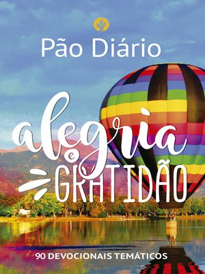 cover image of Pão Diário--Alegria e gratidão
